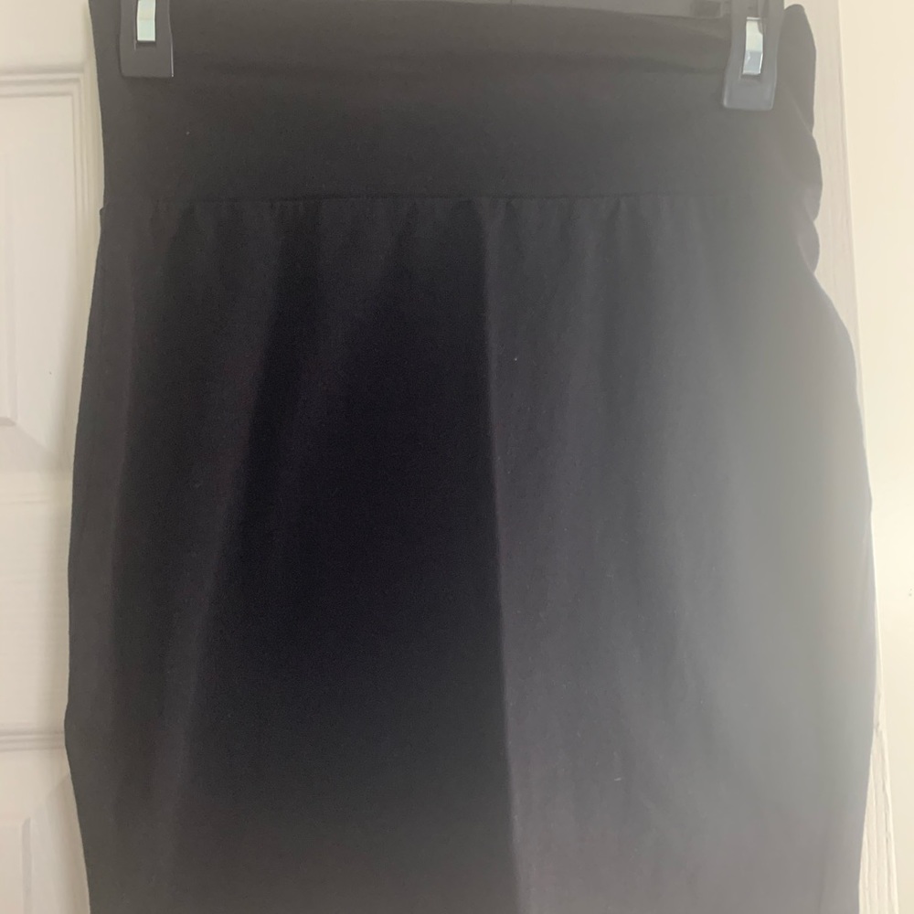 Black shirt pencil skirt